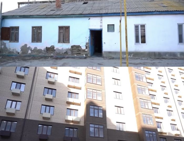 В Атырау жителям аварийного дома дали новое жильё