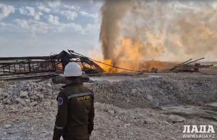 ​Пожар на месторождении Каратурун в Мангистауской области потушили​