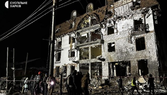 Ракетный удар по Харькову: 11 пострадавших, среди них – журналисты из Турции