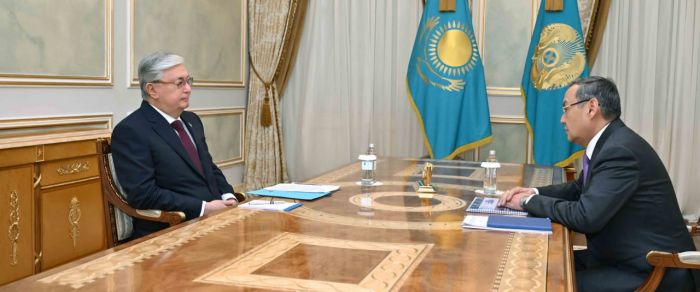 Касым-Жомарт Токаев принял президента Национальной академии наук Ахылбека Куришбаева
