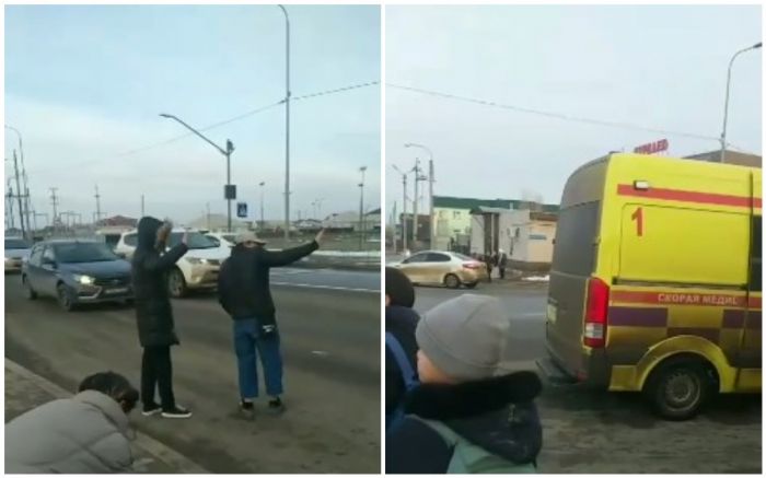 В Атырау водитель иномарки сбил подростка 