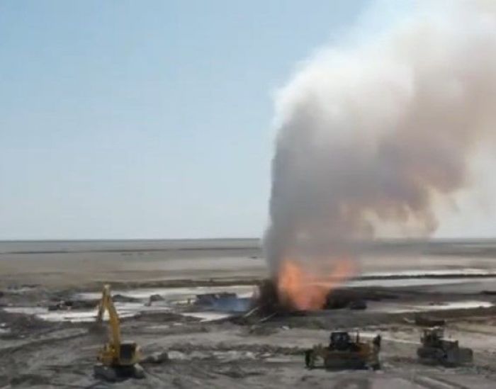 Пожар на месторождении Каратурун признали второй по величине утечкой метана в мире