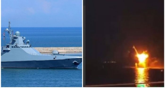 Украинские дроны поразили патрульный корабль РФ "Сергей Котов" – источник 