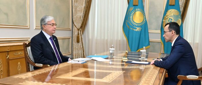Президент ​принял председателя сената Маулена Ашимбаева