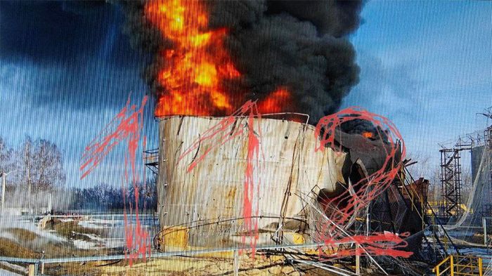 Украина атаковала беспилотником нефтебазу «Роснефти» в Белгородской области